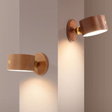 LumaWood Magnetische USB LED Wandlampe | Wiederaufladbar | Touch-Steuerung | Nachtlicht aus Holz
