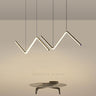 LineoLux LED Pendelleuchte | Minimalistisches N-Design | 2-Licht LED Lampe | Moderne Beleuchtung für Esszimmer & Büro