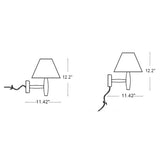 LumiCarve Wandleuchte | Minimalistisches Design | Glas & Massivholz | LED Wandleuchte für Wohnräume