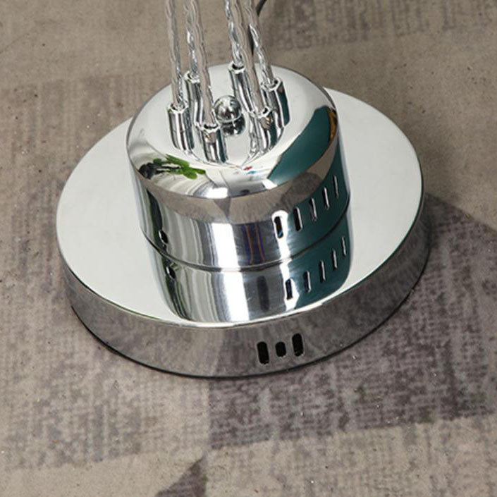 LumiBranch Aluminium Stehlampe | Kreatives Design | Rustikale Baumästhetik | 6-Licht Dekorlampe