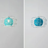 HempGlow Kreative Pendelleuchte aus Hanfgeflecht | Modernes Design | Einzigartiger Lichtakzent | Hängeleuchte für Zuhause