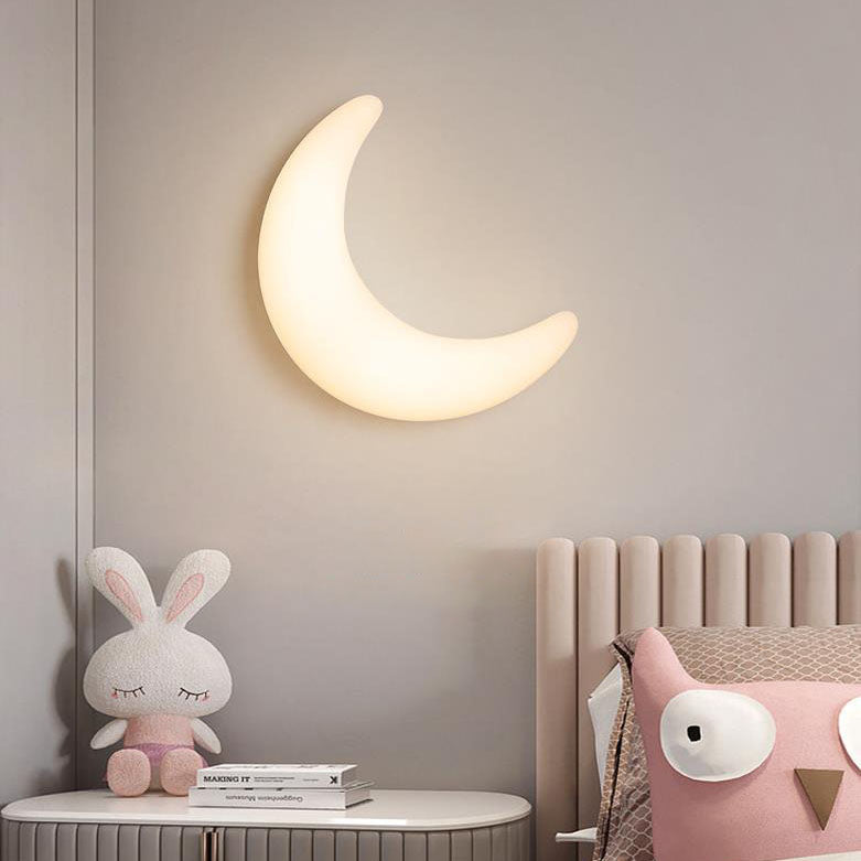 LunaGlide LED Wandleuchte | Modernes Design | Mond-Optik | Dimmbar | Acryl