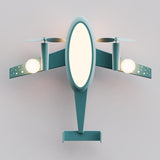 SkyCruiser Kreative Nordic LED Pendelleuchte für Kinder | Flugzeugdesign | Dimmbar | Perfekte Beleuchtung fürs Kinderzimmer