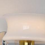 Scandura Wandleuchte | Skandinavisches Design | Glas & Eisen | Wellenförmiger Arm | Beleuchtung für Schlafzimmer
