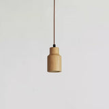 LumeWood Zylinder Pendelleuchte | Kleines Holzdesign | 1-Licht | Minimalistisches Design | Für Zuhause und Büro