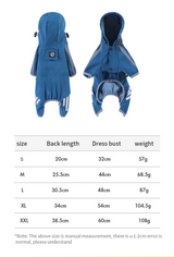 RainPup Outdoor Hunderegenjacke | Wasserdicht & Verstellbar | Perfekt für Große Hunde