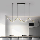 LineoLux LED Pendelleuchte | Minimalistisches N-Design | 2-Licht LED Lampe | Moderne Beleuchtung für Esszimmer & Büro