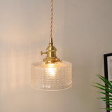 WaveLite Glas-Pendelleuchte | Wellenstruktur | Elegantes Design | LED-kompatibel