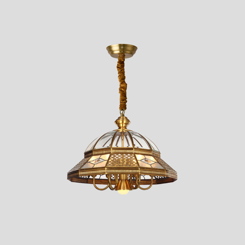 GeoLux Zeitgenössischer Nickel-Kronleuchter | Geometrisches Design | Elegante Beleuchtung für Wohnzimmer & Esszimmer