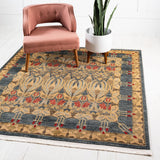 EleganceFringe Moderner Teppich mit Fransen | Klassisches Design | Hochwertig & Stilvoll | Verschiedene Größen
