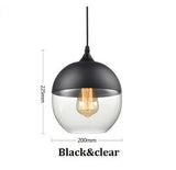 EternaGlow Pendelleuchte aus Glas und Holz | Elegantes Design für Ihr Zuhause