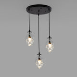 LunaVortex Skull Glas Kronleuchter | 3-Licht Design | Stilvolle Beleuchtung | Einzigartige Dekoration für Esszimmer & Wohnzimmer
