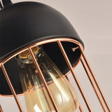 CageNova Geometrische Pendelleuchte | Nordic Design | Eisenkäfig | Einzigartige Beleuchtung