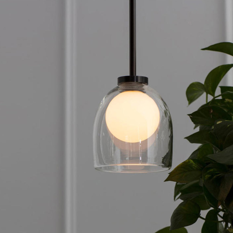 CrystalOrbe Glas-Kronleuchter mit Modernem Design | Elegante Beleuchtung | Ideal für Wohnzimmer & Esszimmer