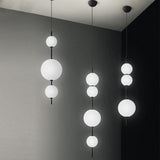 Orbessa LED Pendelleuchte | Zeitloses Kugeldesign aus Glas | Warmweißes Licht | Moderne Beleuchtung