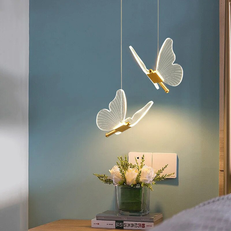 ButterGlow Hängeleuchte in Form eines Schmetterlings | Elegantes LED Design für Ihr Zuhause