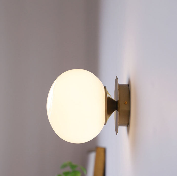 BrightVintage Minimalist Wandleuchte | Eisen & Glas | Modernes Vintage-Design