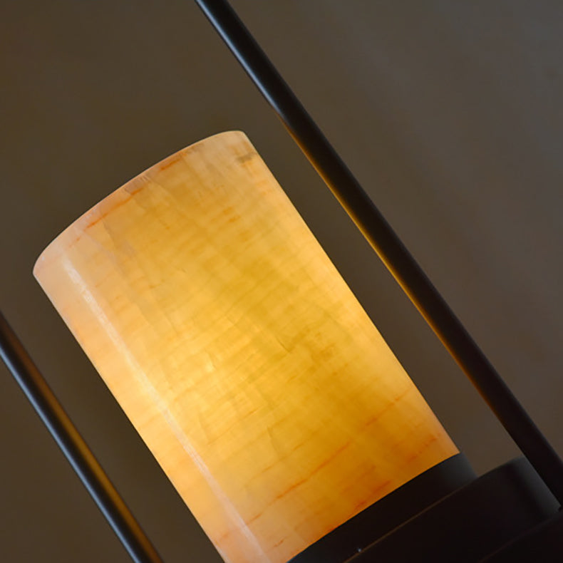 HempCandle Industrielle Pendelleuchte | Vintage Seil-Design | 1-flammige LED-Hängeleuchte | Rustikaler Stil
