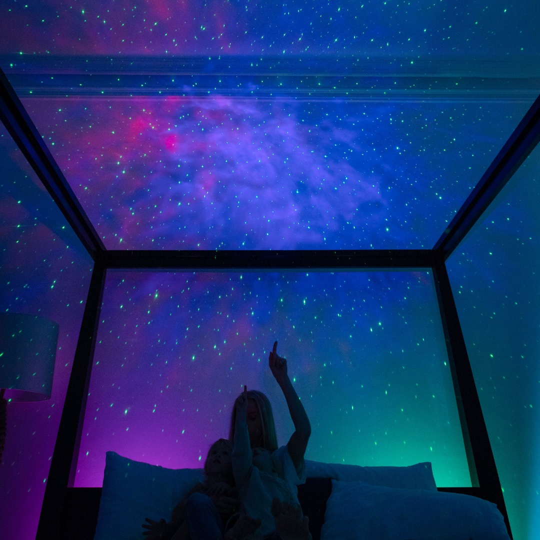 StarScape Galaxy Projektor | LED Sternenhimmel Projektor | Stimmungslicht & Nachtlicht | Magische Lichter für Zuhause