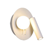 LumoForm Nordic LED Wandleuchte | Rund & Eckig | Minimalistisches Design | Leselampe mit Acryl & Eisen