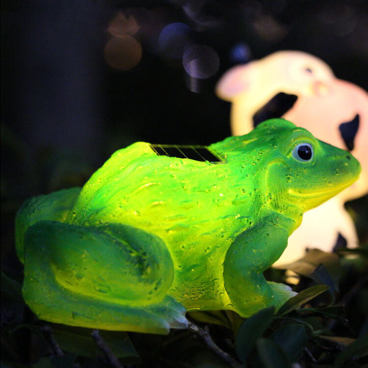 SolarCreato Tierfigur Gartenleuchte | Solarbetrieben & Wasserdicht | Kreative LED Rasen- und Landschaftsbeleuchtung