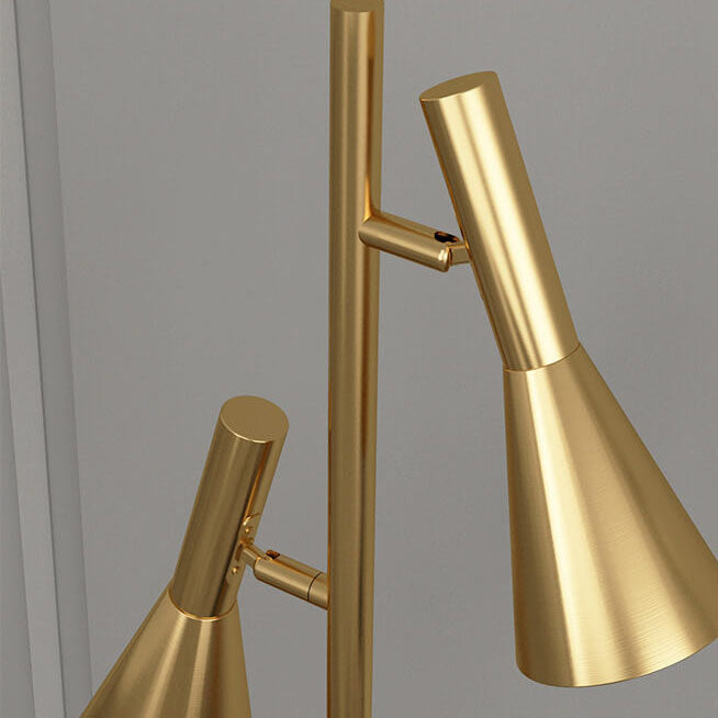 LumoHorn Nordic Design Stehlampe | Minimalistische Drehbare 2-Licht Lampe | Modernes Stehleuchten-Design