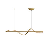 GlideWave LED Pendelleuchte | Metall & Acryl Design | Modernes Interieur | Hängelampe für Esszimmer & Wohnzimmer