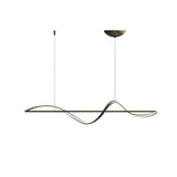 GlideWave LED Pendelleuchte | Metall & Acryl Design | Modernes Interieur | Hängelampe für Esszimmer & Wohnzimmer