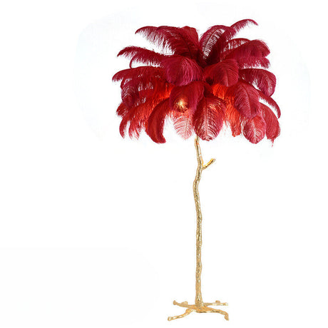 FeatherLuxe Elegante Federlampe | Modernes Design | Deko für Zuhause | Verschiedene Größen