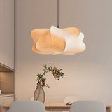 SilkAura Wabi-Sabi Pendelleuchte aus Seide | Elegantes Design | Dimmbares Licht | Ideal für Esszimmer & Wohnzimmer