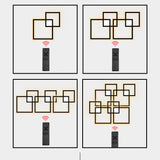 GlowForma Minimalistische LED Wandleuchte | Quadratisches Design aus Eisen | Modern & Energiesparend | Perfekt für Wohnzimmer & Schlafzimmer