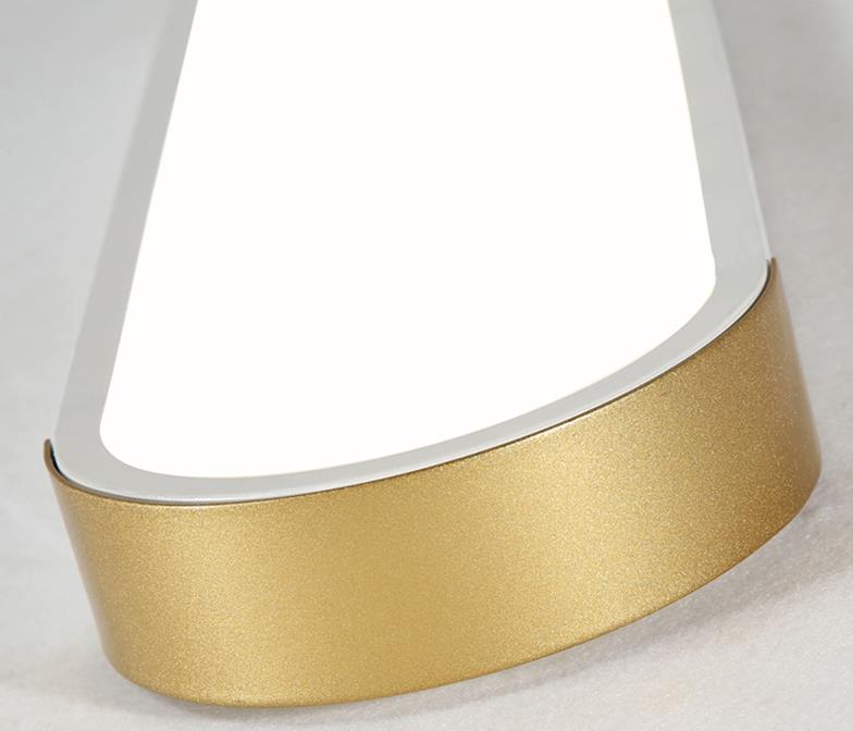 LumiForm Minimalistische LED Deckenleuchte | Rechteckige Ringform | Dimmbar & Modernes Design