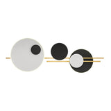 NovaGlide LED Wandlampe | Modernes Runddesign | Minimalistisch & Dekorativ | Metall Wandbeleuchtung