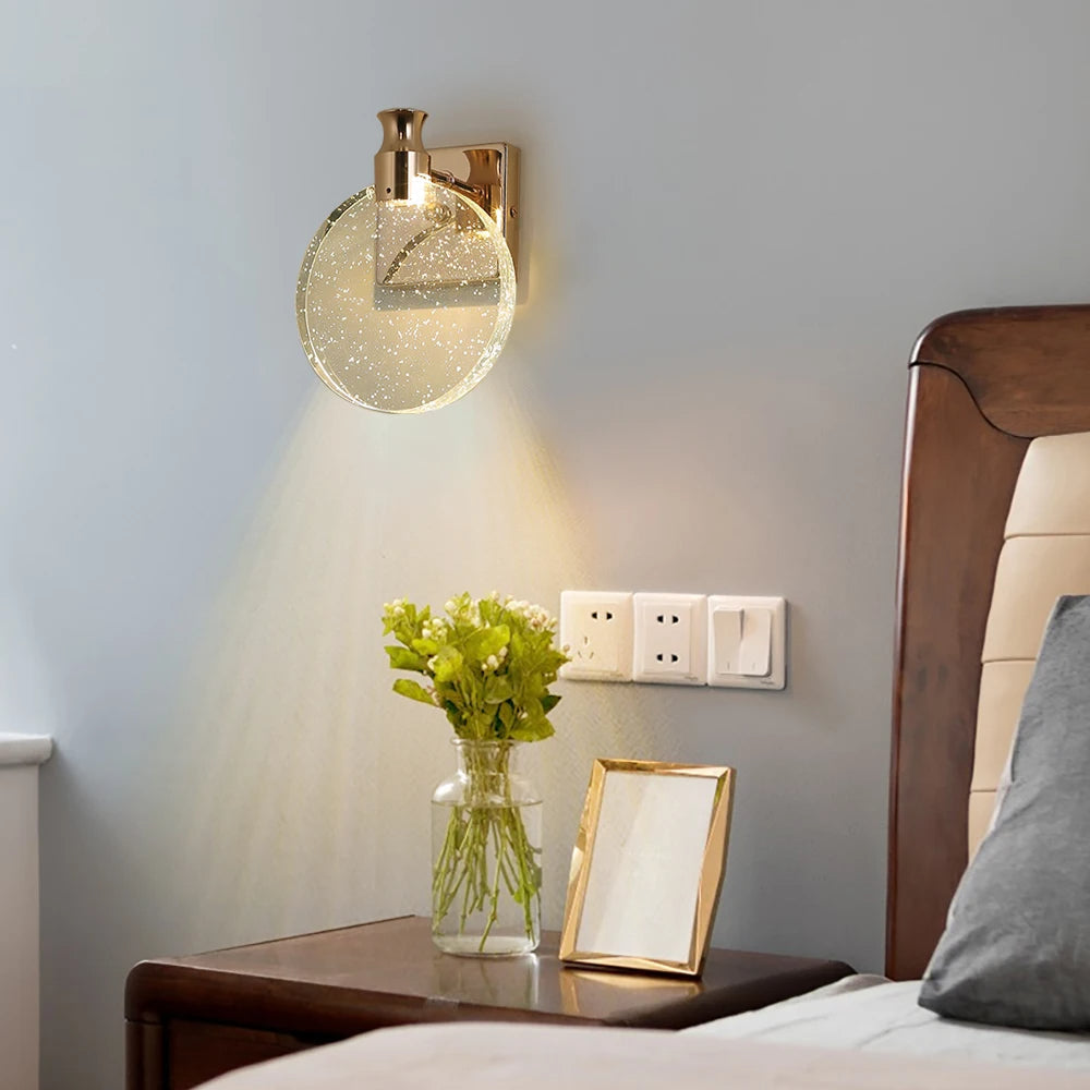 OrbitLux LED Wandlampe | Elegantes Runddesign | Warm- & Kaltweiß | Moderne Beleuchtung für Zuhause