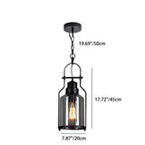 IronJar Industrial Vintage Glaspendelleuchte | Retro-Design | Echte Handwerkskunst | Perfekt für Wohnzimmer & Küche