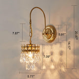 Crysoria Crystal Wandlampe | Vintage Design | Luxus Wandleuchte | Kristallkrone | Dekoratives Licht
