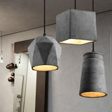 Cemantica Geometrische Pendelleuchte | Industrial Design | Betonoptik | Minimalistische Beleuchtung