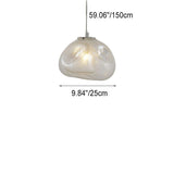CloudNova Glas Pendelleuchte | Modernes Design | Einzigartiger Wolken-Look | Stimmungsvolle Beleuchtung