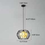 HempGlow Kreative Pendelleuchte aus Hanfgeflecht | Modernes Design | Einzigartiger Lichtakzent | Hängeleuchte für Zuhause
