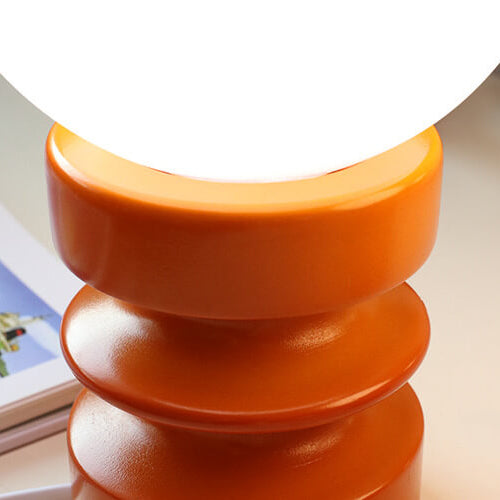 Glazaire Vintage Glas Tischlampe | Massives Design | Stimmungsvolle Beleuchtung | Deko für Zuhause
