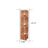 Ravara Column Minimalistische Rattan Stehlampe | Handgefertigtes Design | 3-Licht-LED-System | Natürliche Beleuchtung