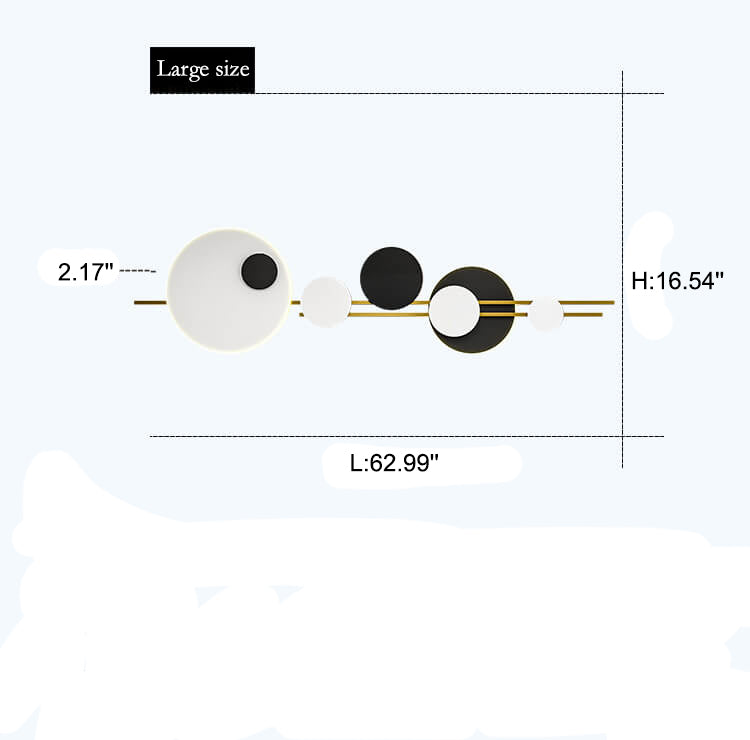 NovaGlide LED Wandlampe | Modernes Runddesign | Minimalistisch & Dekorativ | Metall Wandbeleuchtung