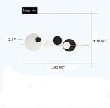 NovaGlide LED Wandlampe | Modernes Runddesign | Minimalistisch & Dekorativ | Metall Wandbeleuchtung