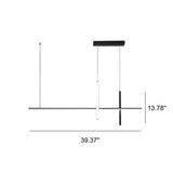 Modern Minimalist Long Line LED Chandelier
