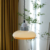 Lumivis Bauhaus Glas Pendelleuchte | Elegantes Design | Dimmbar | Perfekte Beleuchtung für Zuhause