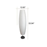 LumoStyle Nordic Design Stehlampe | Reispapier Säulenlampe | Stimmungsvolles, Doppelt Licht | Modernes Dekor