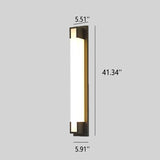 LumeStrip LED Wandleuchte | Langes Minimalistisches Design | Wasserdicht | Außenbeleuchtung | Warmweiß & Kaltweiß