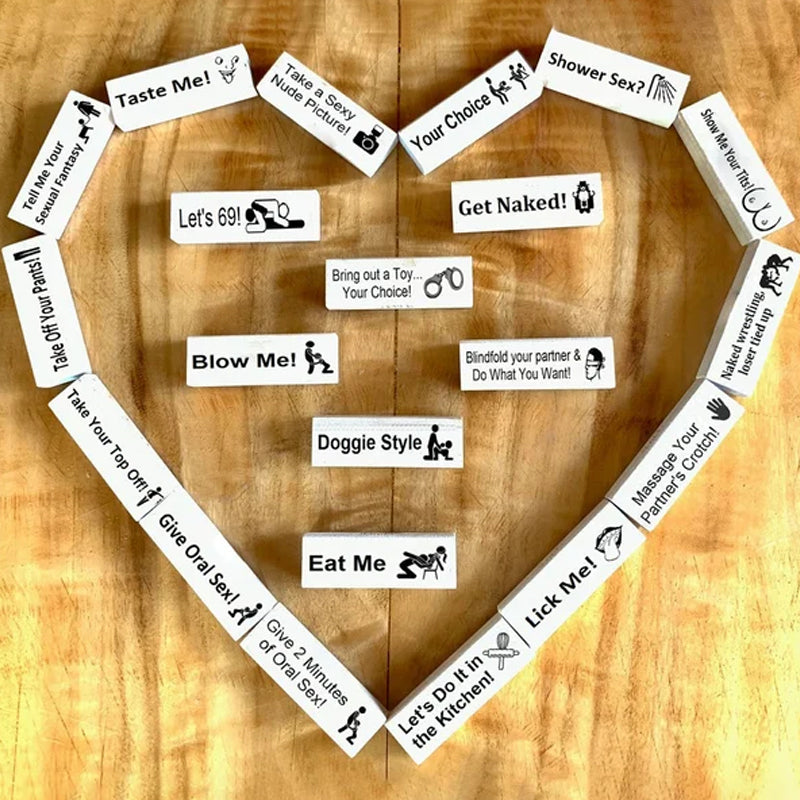 BlockBuster Naughty Jenga Spiel | Stapelspiel für Erwachsene | Lustiges Partyspiel | Familienspaß & Geschenkidee