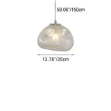 CloudNova Glas Pendelleuchte | Modernes Design | Einzigartiger Wolken-Look | Stimmungsvolle Beleuchtung