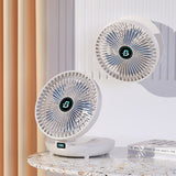 BreezeMate Mini-USB Ventilator | Tragbar & Wiederaufladbar | Verstellbar | Wand- & Desktopnutzung
